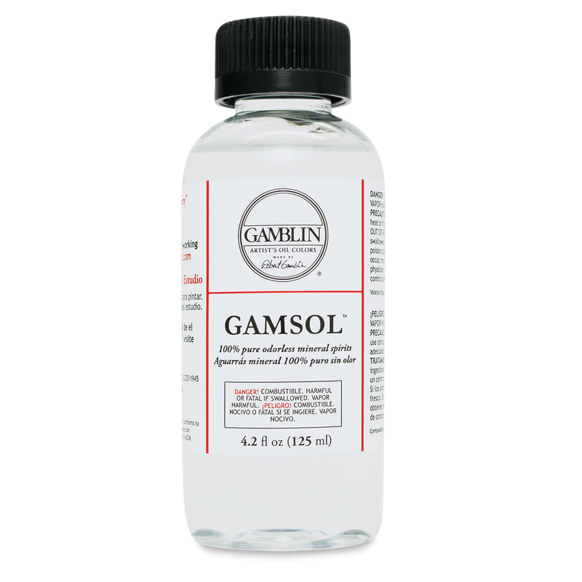 Gamblin Gamsol Odorless Mineral Spirits 4oz