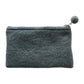 Lama-Li Felt Dark Gray Pouch: Large