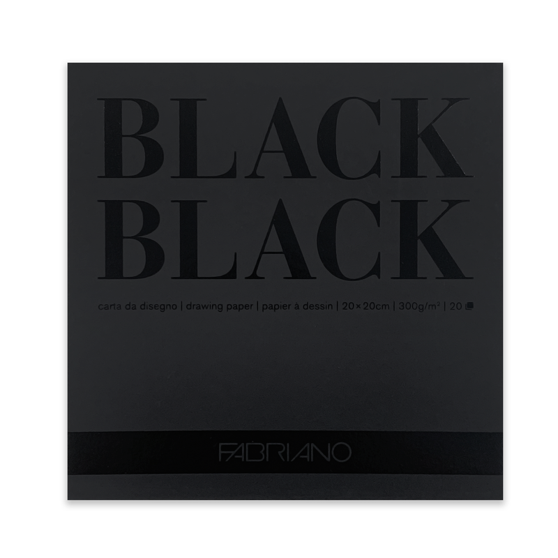 Fabriano Black Black Pad 8x8