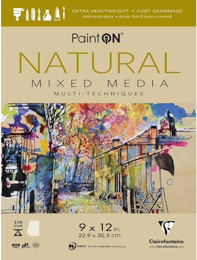 Claire PaintON Natural Pad 9x12