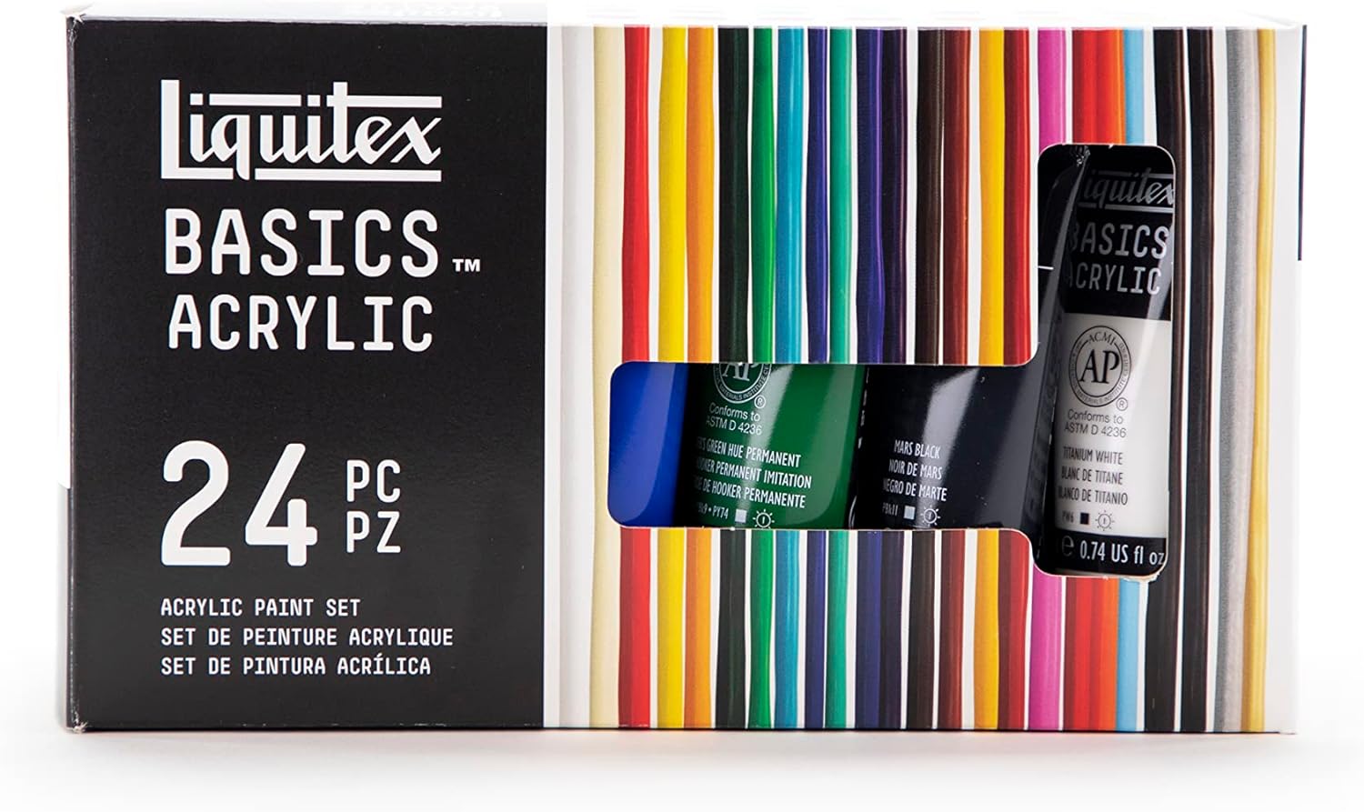 Liquitex Basics Acrylic Set of 48 22ml Tubes