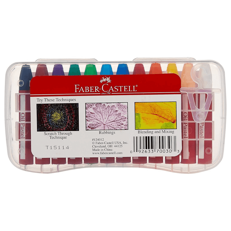 Faber-Castell Blendable Oil Pastels - 12 Colors