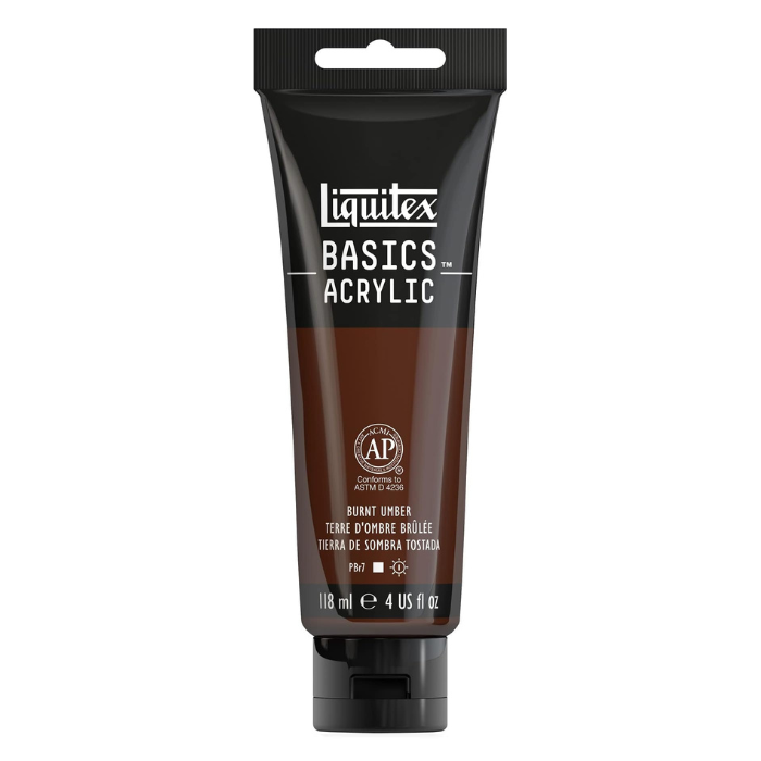 Liquitex Basics Burnt Umber - 4oz