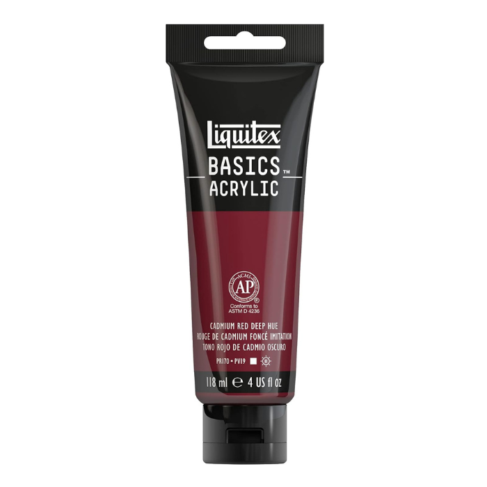 Liquitex Basics Cadmium Red Deep Hue - 4oz