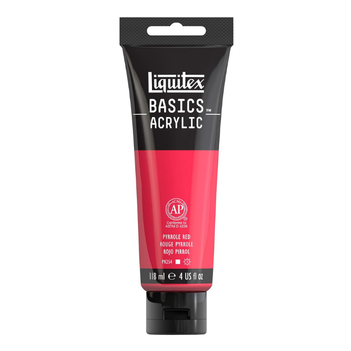 Liquitex Basics Pyrrole Red - 4oz