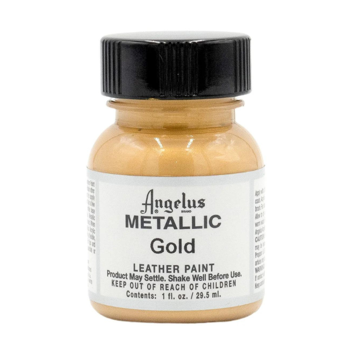 Angelus Metallic Leather Paint 1oz - Gold