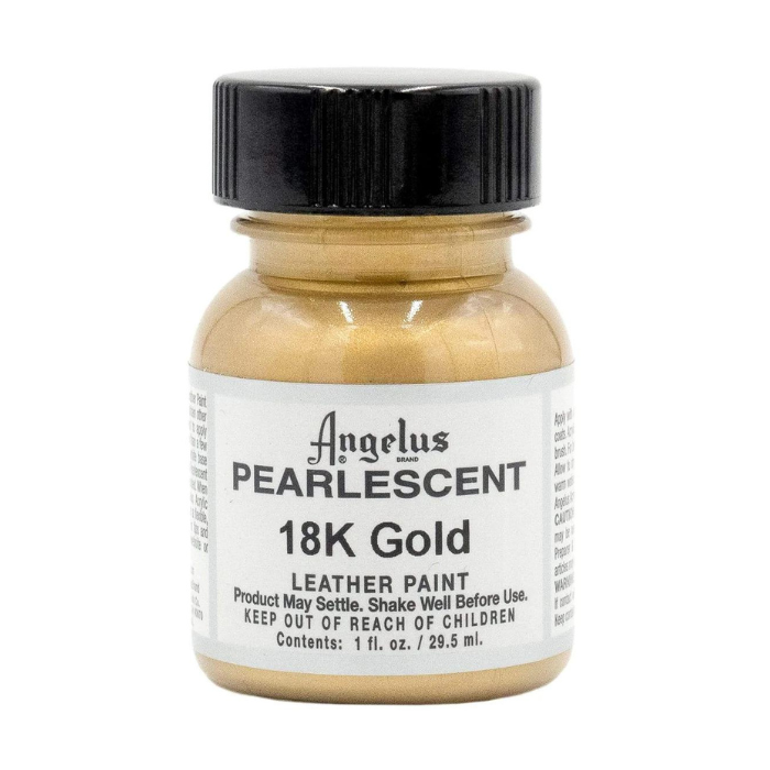 Angelus Pearlescent Leather Paint 1oz - 18k Gold