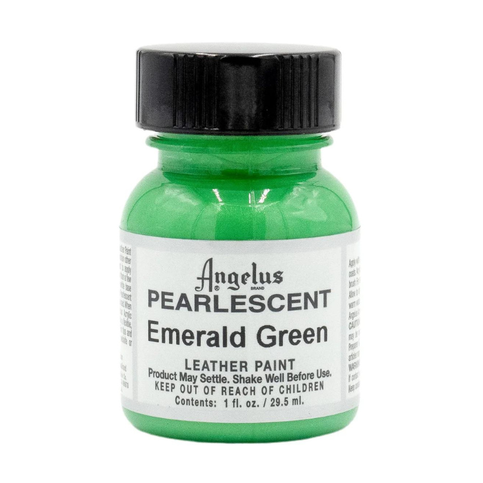 Angelus Pearlescent Leather Paint 1oz - Emerald Green