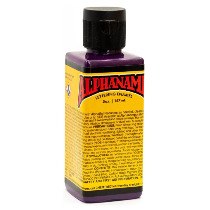 Alphanamel Lettering Enamel 5oz - Alpha Purple