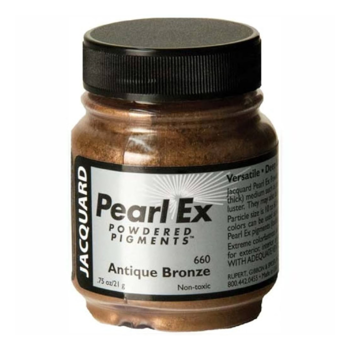 Jacquard Pearl Ex Powdered Pigment 0.75oz - Antique Bronze