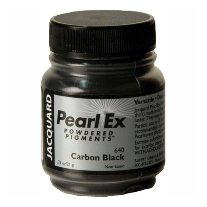 Jacquard Pearl Ex Powdered Pigment 0.75oz - Carbon Black