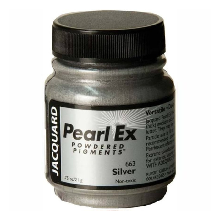 Jacquard Pearl Ex Powdered Pigment 0.75oz - Silver