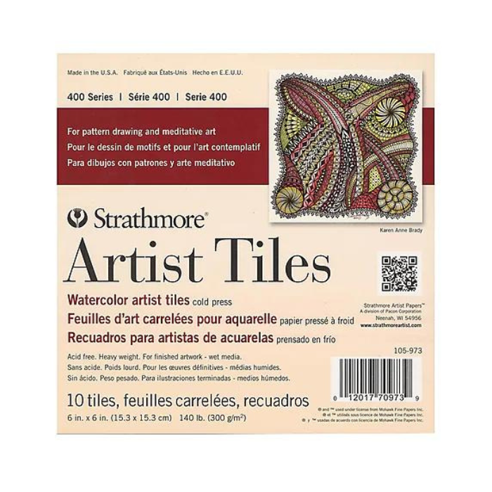 Strathmore Artist Tiles Watercolor Pad, 6" x 6"