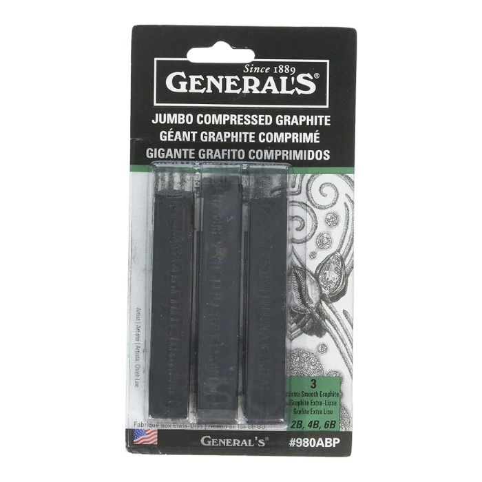 General's Jumbo Graphite Sticks (3 Pack)