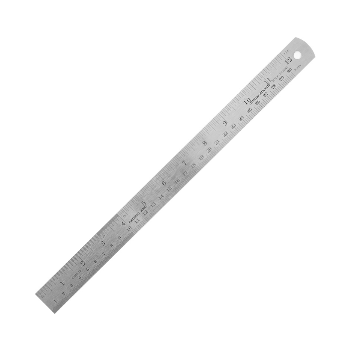 Pacific Arc Stainless Steel Flexible Ruler - 12"