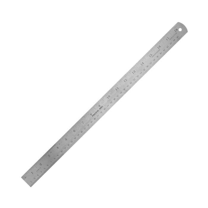 Pacific Arc 18" Stainless Steel Ruler