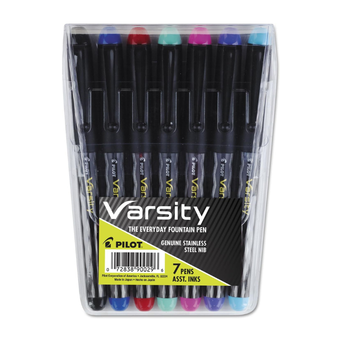 Pilot 90029 Varsity Fountain Pen Pack