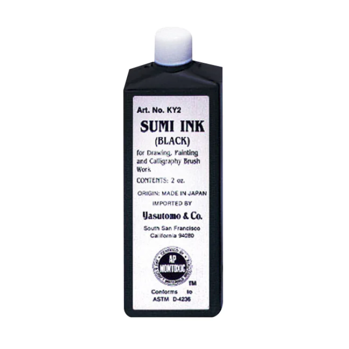 Yasutomo Black Sumi Ink - 2oz