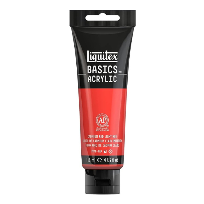 Liquitex Basics Cadmium Red Light Hue - 4oz