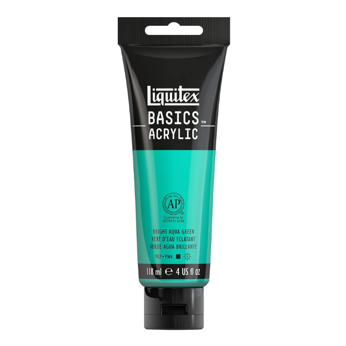 Liquitex Basics Bright Aqua Green - 4oz