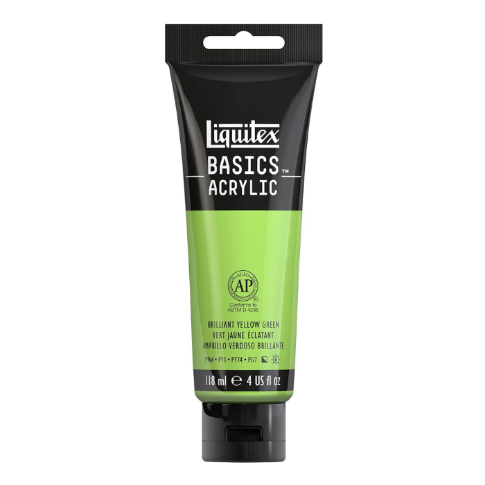 Liquitex Basics Brilliant Yellow Green - 4oz