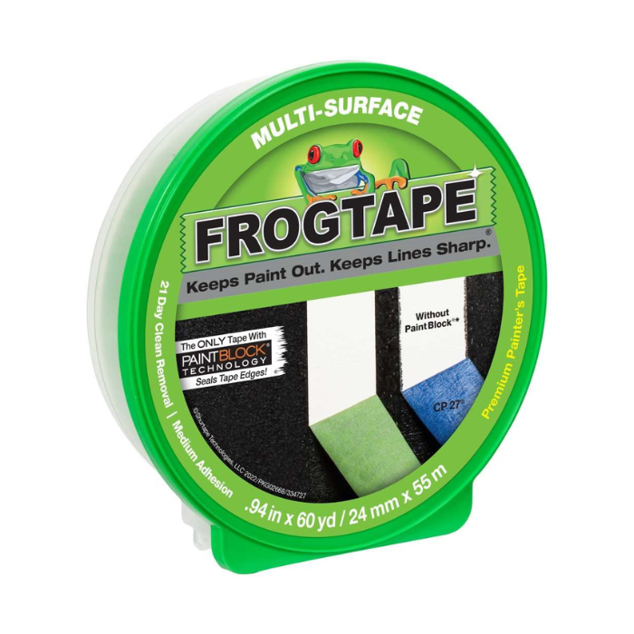 FrogTape Multi‐Surface Painter’s Masking Tape - 1 In. x 60 Yds.