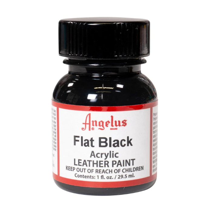 Angelus Leather Paint 1oz - Flat Black