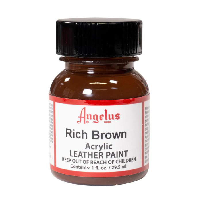 Angelus Leather Paint 1oz - Rich Brown