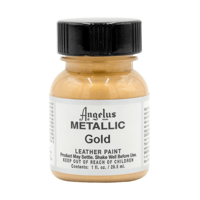 Angelus Metallic Leather Paint 1oz - Gold - Guiry's