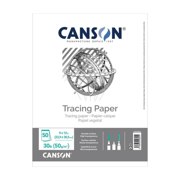 Canson 30lb Tracing Pad - 19" x 24" - Guiry's