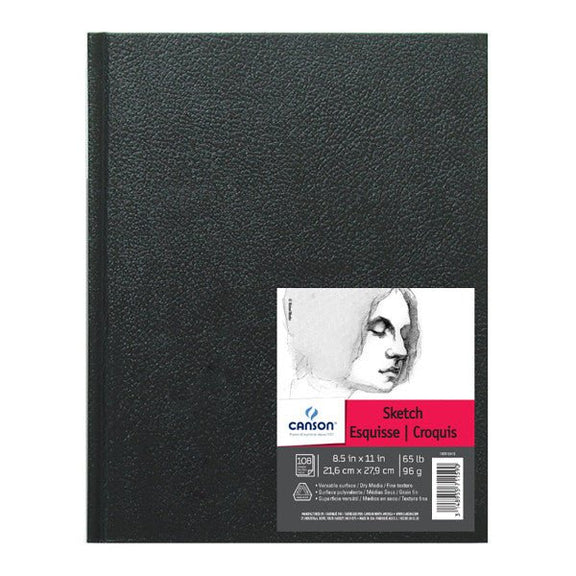 Canson Artist Series Hardbound Sketch Book, 108 Sheets, 8.5" x 11" - Guiry's