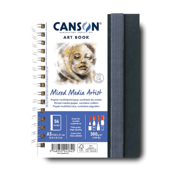 Canson Mixed Media Art Book - 6x8 - Guiry's