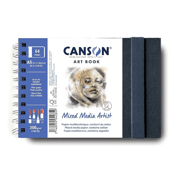 Canson Mixed Media Art Book - 8x6 - Guiry's