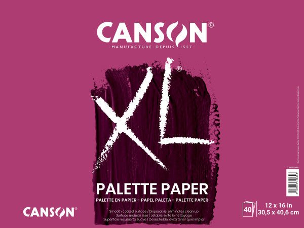 Canson XL Disposable Palette Pad, 12" x 16" - Guiry's