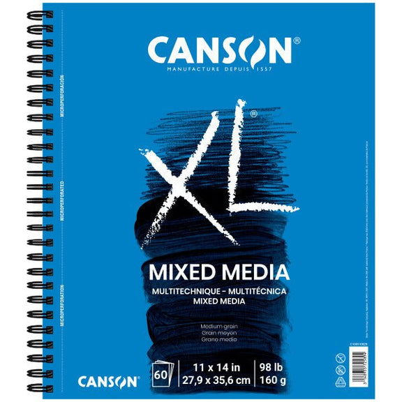 Canson XL Mix Media Pad, 60 Sheets, 11" x 14" - Guiry's