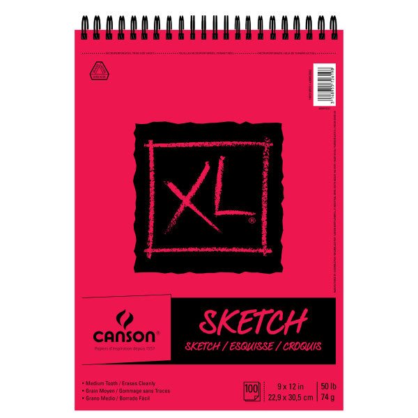 Canson XL Sketch Pad, 9in x 12in, 100 Sheet/Pad - Guiry's