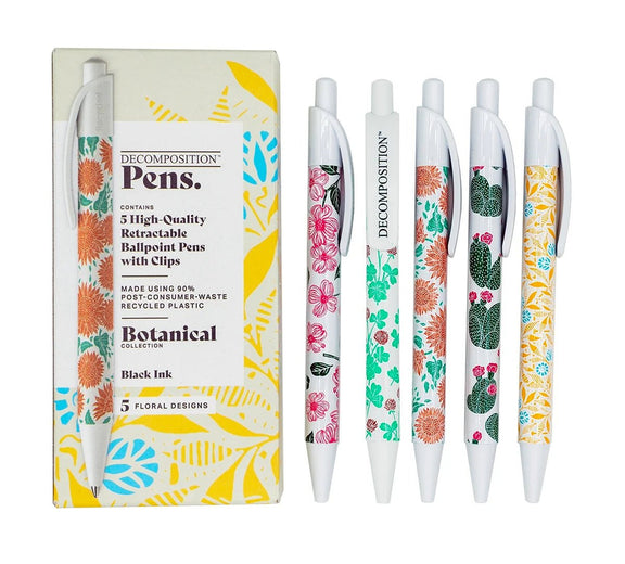 Decomposition Pens Botanical 5pk - Guiry's