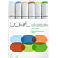 Copic Sketch Marker Set, 6-Colors, Earth Essentials