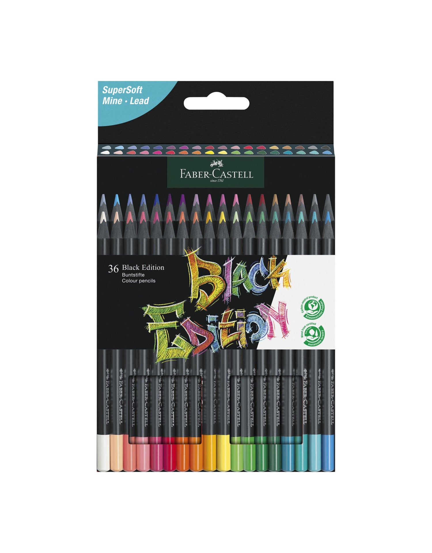 Faber - Castell Black Edition 36 Color Pencil Set - Guiry's