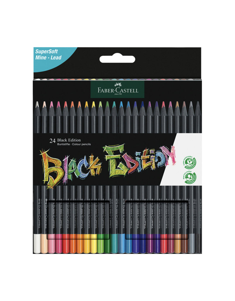 Faber-Castell Pencil set - Grip - 5 Parts - Black » Kids Fashion