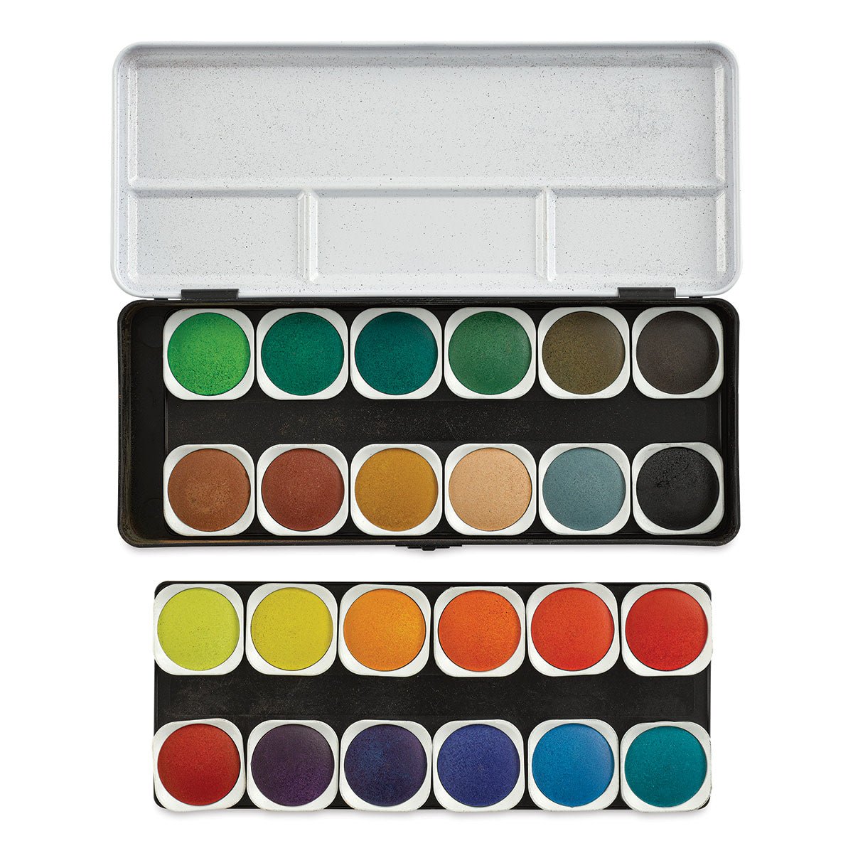 Finetec Transparent Watercolor Pan Set - Set of 24 - Guiry's