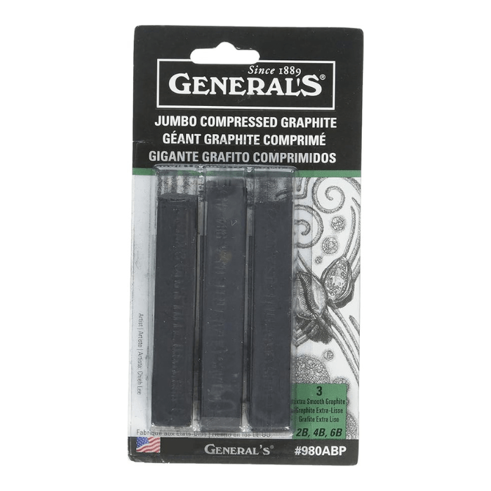 General's Jumbo Graphite Sticks (3 Pack) - Guiry's