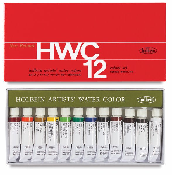 Holbein Artist WC Set 12ct HWC12 - Guiry's