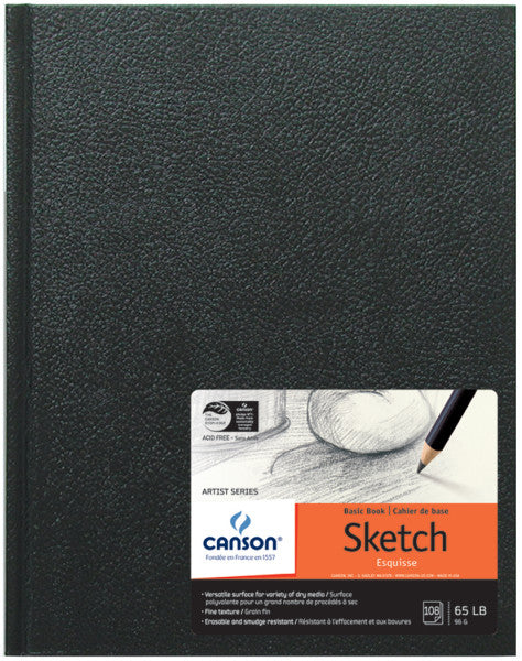 Canson Artist Series Hardbound Sketch Book, 4" x 6"