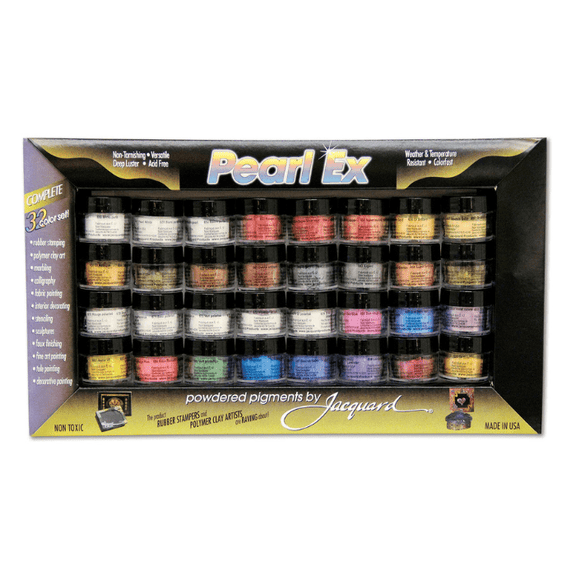 Jacquard Pearl Ex Pigment 32 Color Set - Guiry's