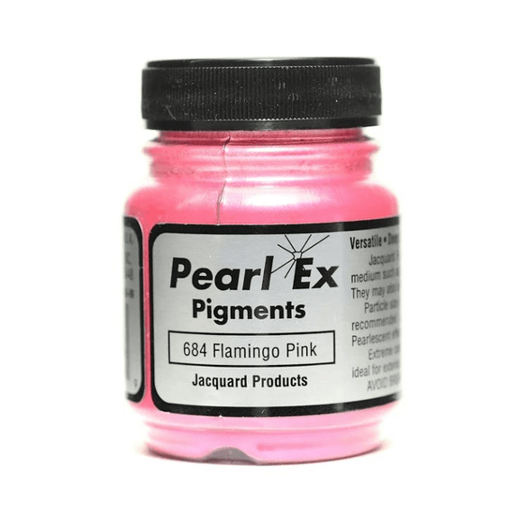 Jacquard Pearl Ex Powdered Pigment 0.75oz - Flamingo Pink - Guiry's