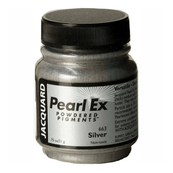 Jacquard Pearl Ex Powdered Pigment 0.75oz - Silver - Guiry's