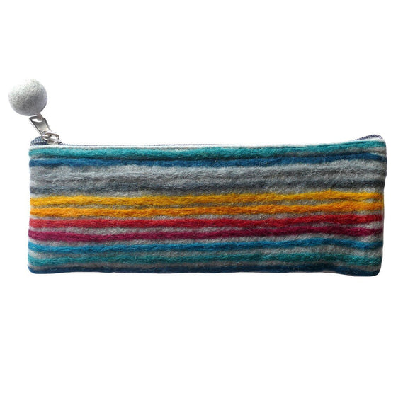 Lama - Li Felt Light Grey Pouch: Long - Guiry's