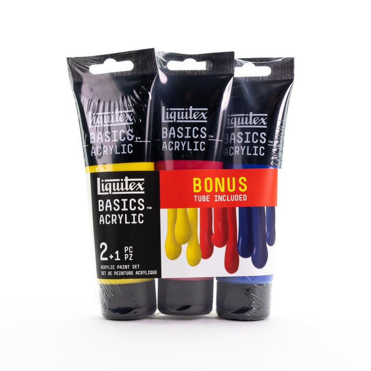 Liquitex BASICS Acrylic - Primary Color 3 Pack - Guiry's