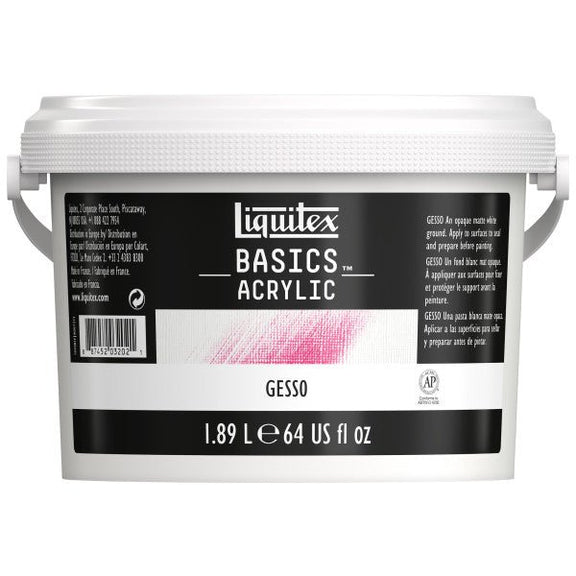 Liquitex BASICS Gesso, 64 oz. - Guiry's